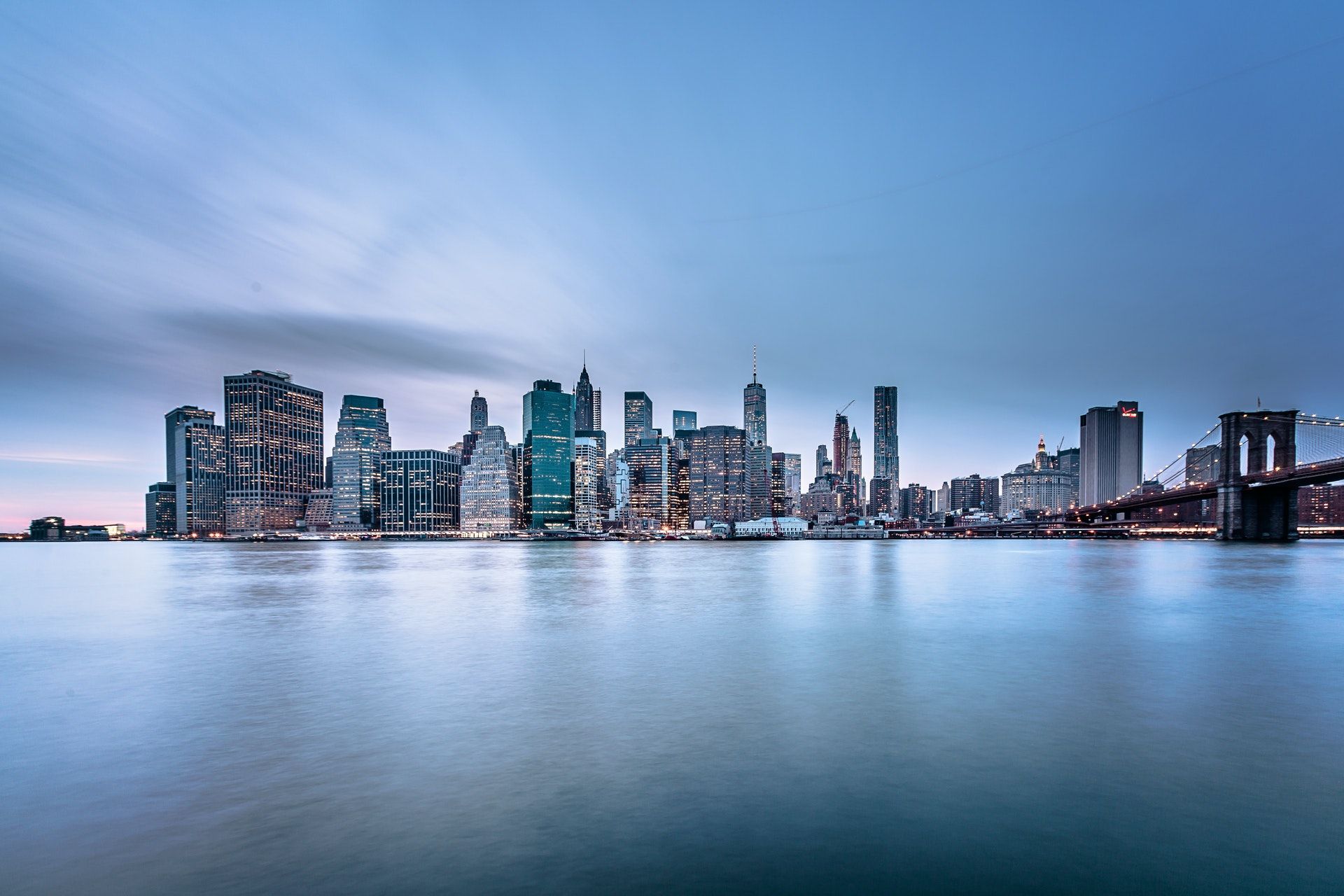 Brooklyn bridge in New York